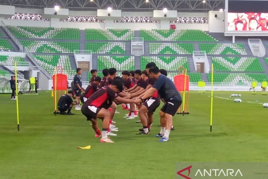 Tim U17 Indonesia Mulai Latihan Pertama di Stadion Utama Sumut